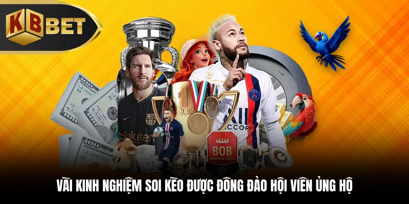 Vài kinh nghiệm soi kèo được đông đảo hội viên ủng hộ