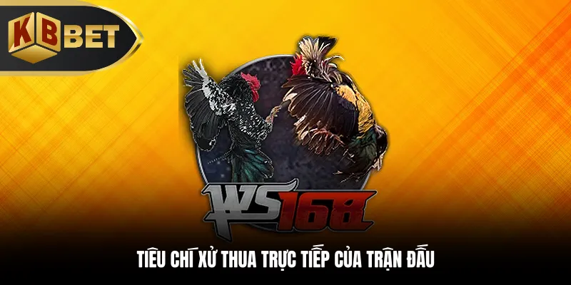 Tiêu chí xử thua trực tiếp của trận đấu